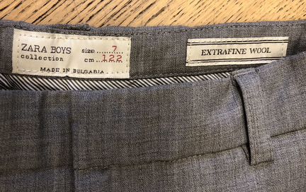 Костюм шерсть Zara Premium на 7 лет