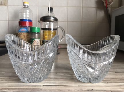 Хрустальные вазочки