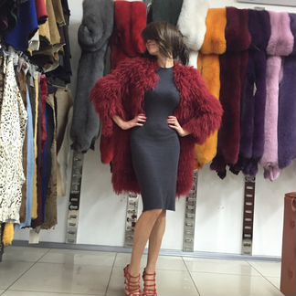 Шуба из ламы