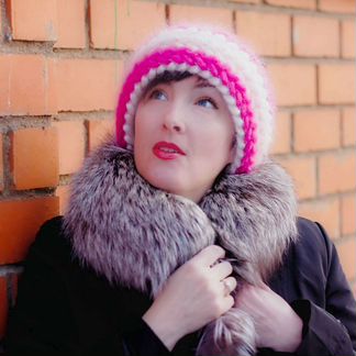 Мохеровая шапка