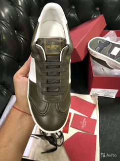 Кожаные кеды Valentino