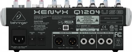 Микшер behringer Q1204USB