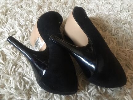 Туфли женские замшевые