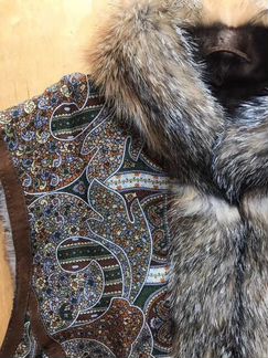 Жилетка натуральный мех