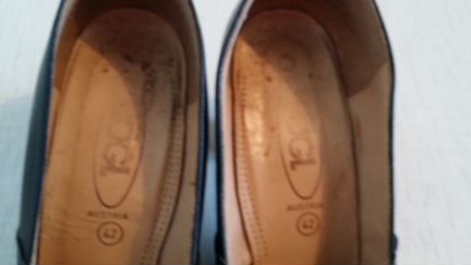 Туфли Кожа Австрия р.41-42(26,5см) Винтаж