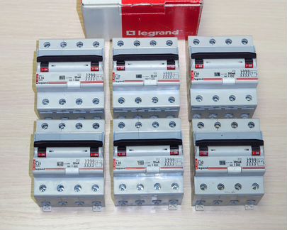 Дифавтоматы 4p Legrand, разные C10/16/25/32 AC 6kA
