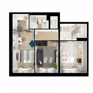 2-к квартира, 58 м², 11/17 эт.