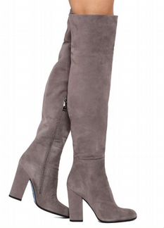 Ботфорты easy by loryblu серо-коричневые