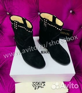 Сапоги isabel marant черные