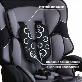 Автокресло Siger Драйв на выбор 9-36кг или 15-36кг