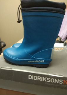 Сапоги резиновые детские Didriksons новые