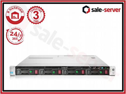 Сервер HP DL360p Gen8 4x LFF 2x E2640 64GB 2x 460W