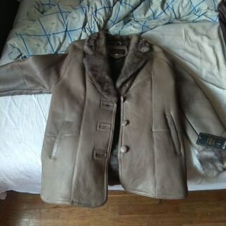 Дубленка женская натуральная с норкой