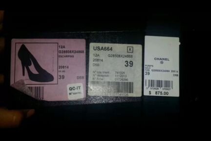 Новые нарядные туфли Chanel, оригинал