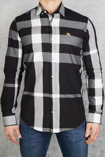 Мужская рубашка - Black / White